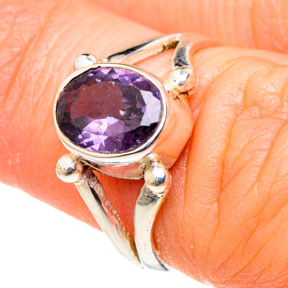 Purple Spinel Rings handcrafted by Ana Silver Co - RING96774