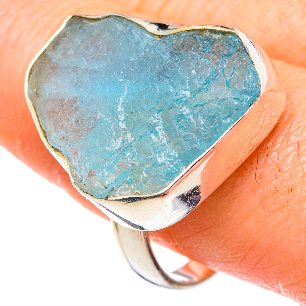Aquamarine Rings handcrafted by Ana Silver Co - RING96785