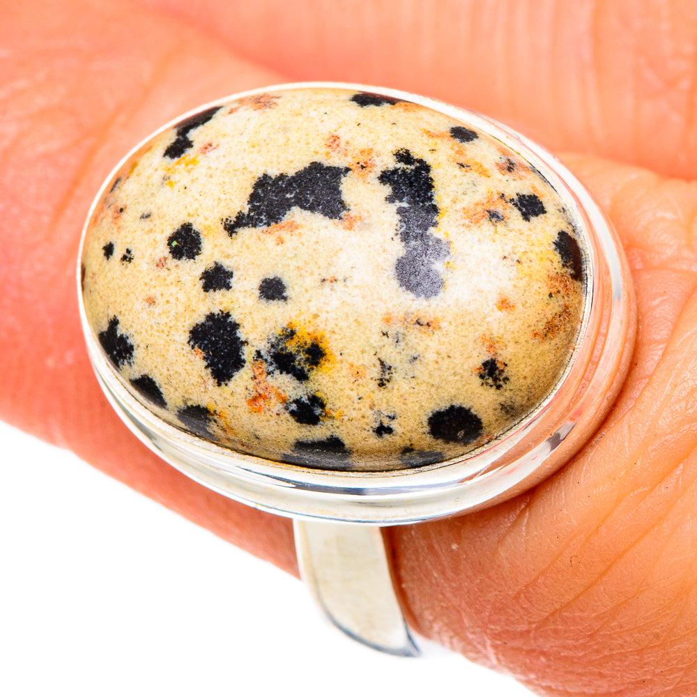 Dalmatian Jasper Rings handcrafted by Ana Silver Co - RING96788
