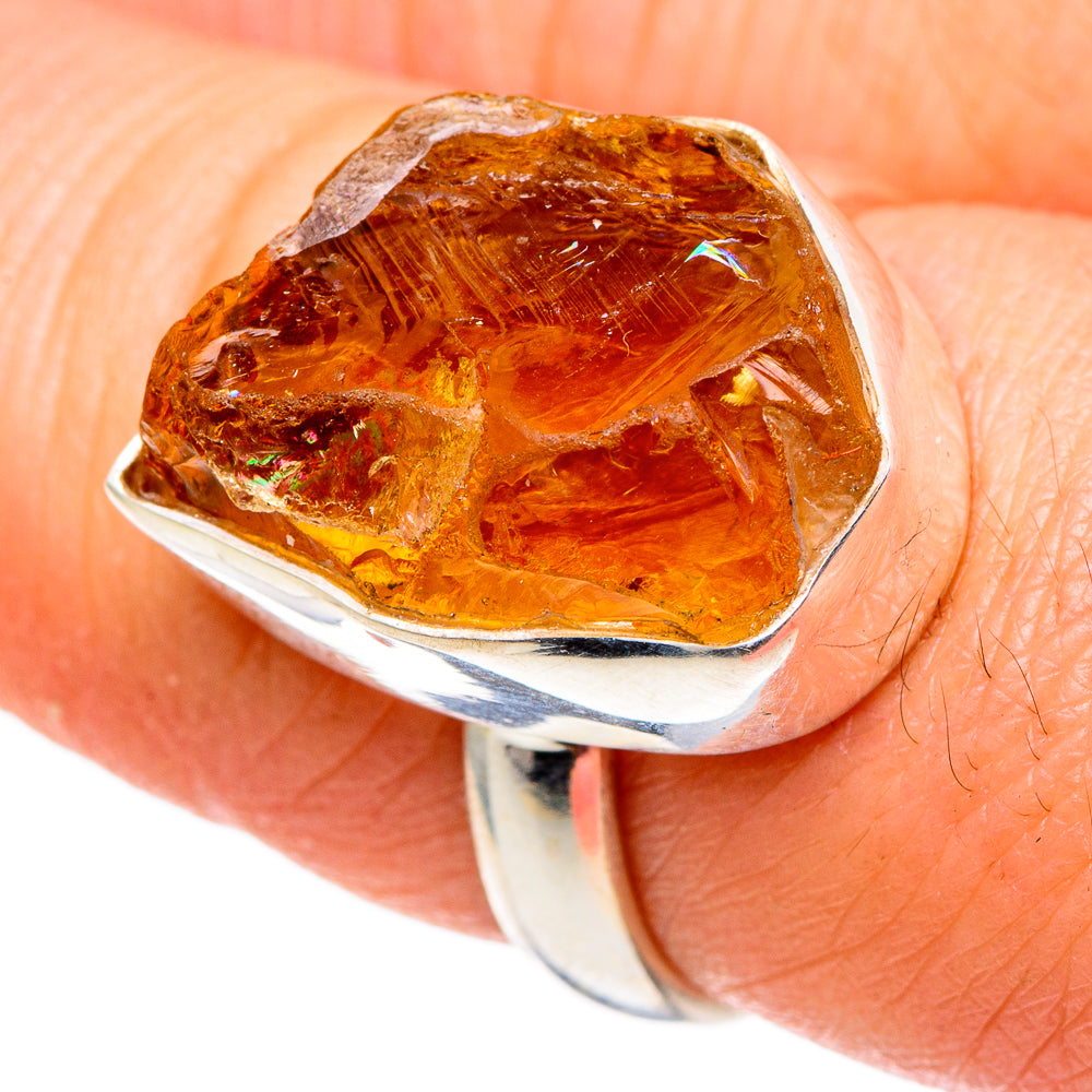 Citrine Rings handcrafted by Ana Silver Co - RING96790