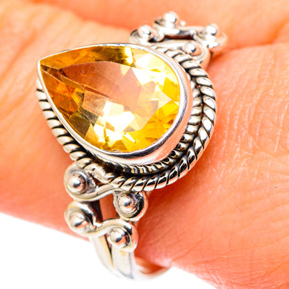 Citrine Rings handcrafted by Ana Silver Co - RING96791
