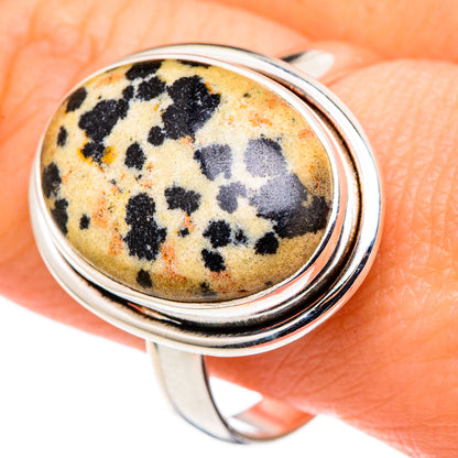 Dalmatian Jasper Rings handcrafted by Ana Silver Co - RING96818