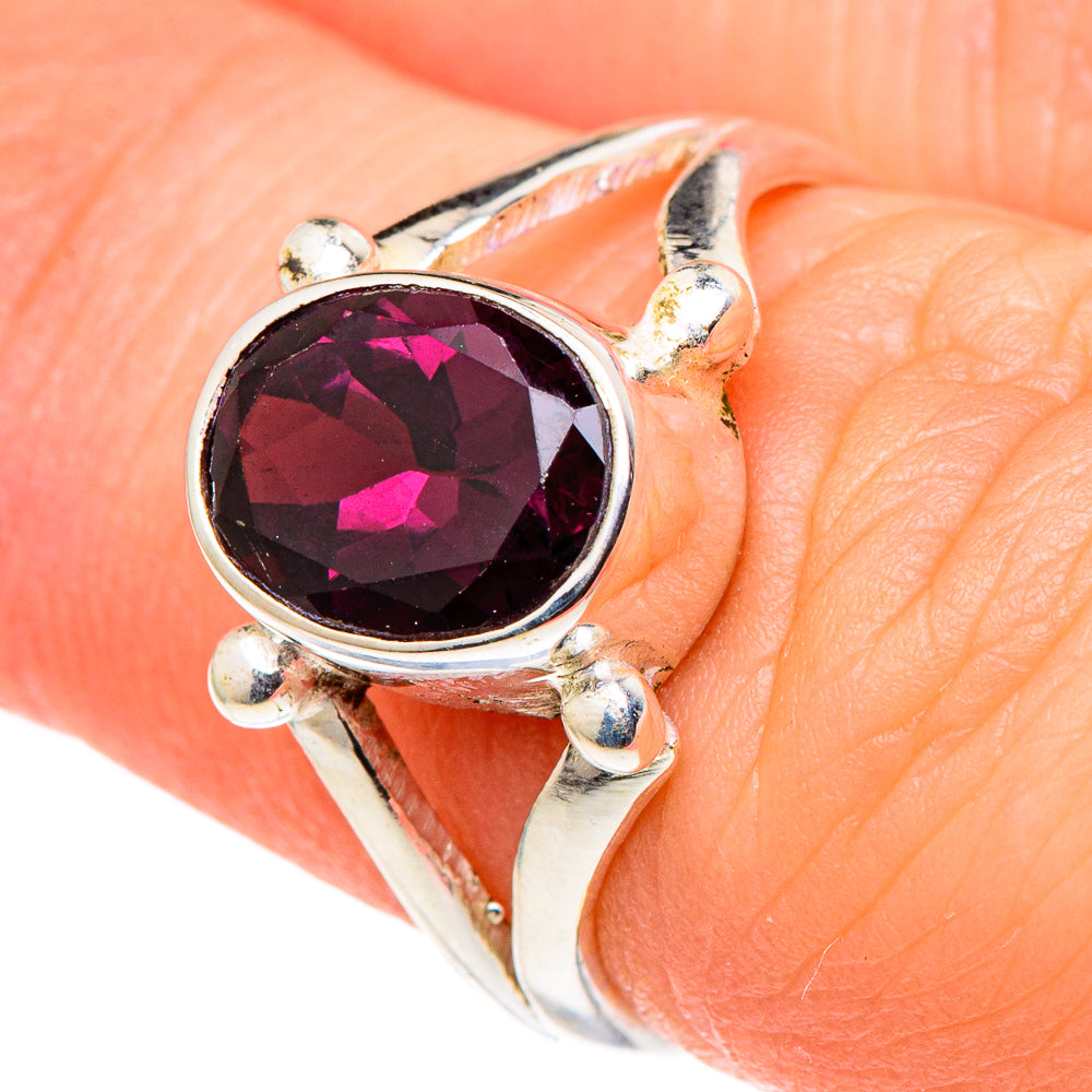 Red Spinel Rings handcrafted by Ana Silver Co - RING96825