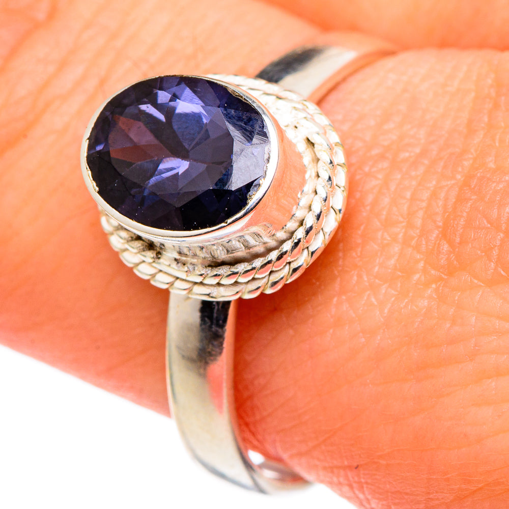Blue Spinel Rings handcrafted by Ana Silver Co - RING96827