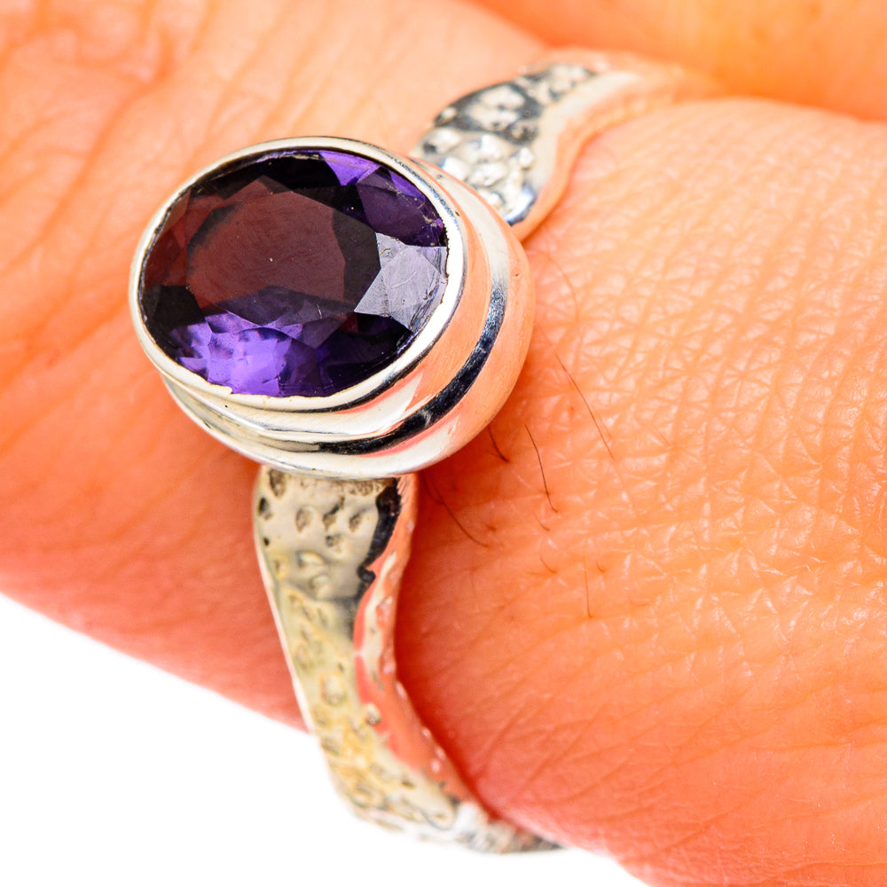 Purple Spinel Rings handcrafted by Ana Silver Co - RING96832