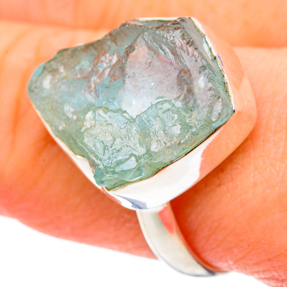 Aquamarine Rings handcrafted by Ana Silver Co - RING96836