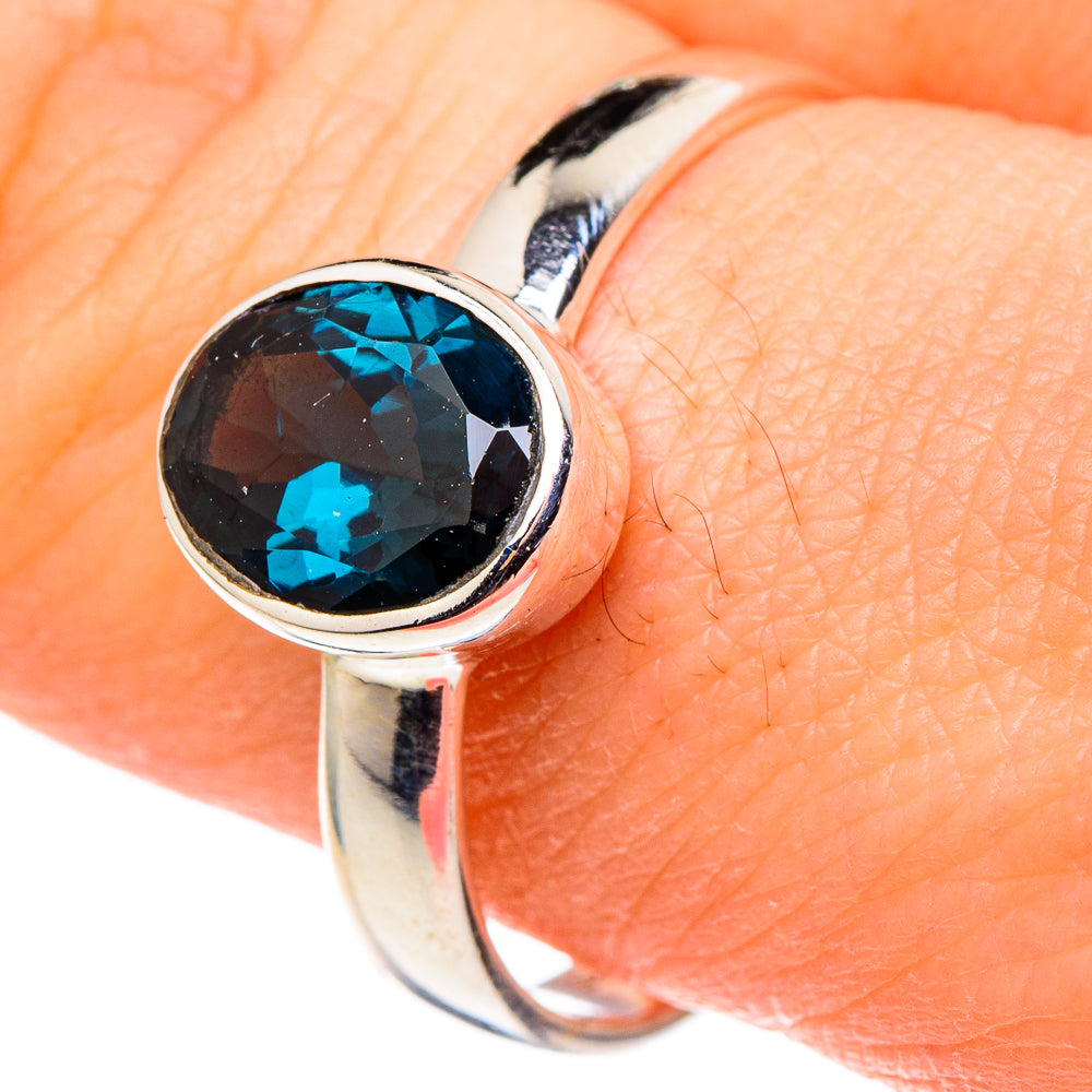 Blue Spinel Rings handcrafted by Ana Silver Co - RING96841