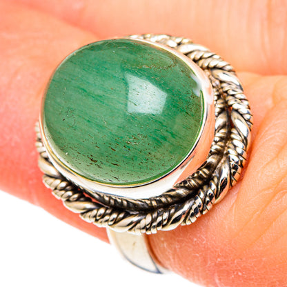 Green Aventurine Rings handcrafted by Ana Silver Co - RING96842