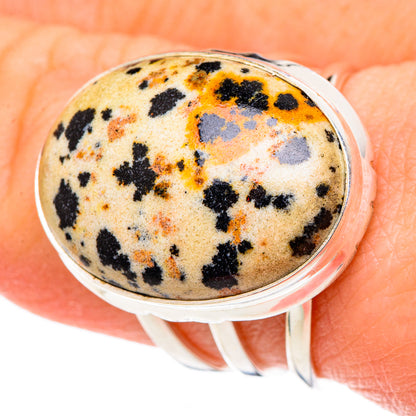 Dalmatian Jasper Rings handcrafted by Ana Silver Co - RING96844