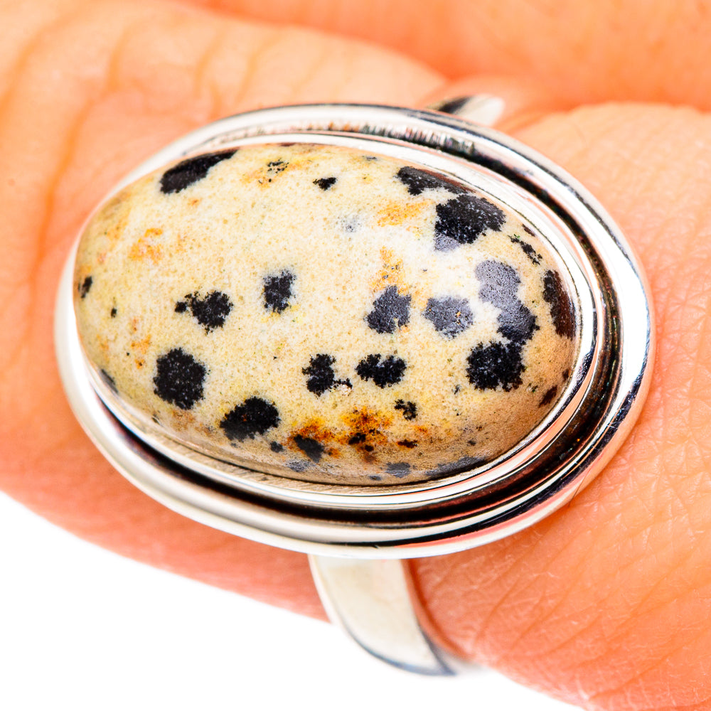 Dalmatian Jasper Rings handcrafted by Ana Silver Co - RING96845
