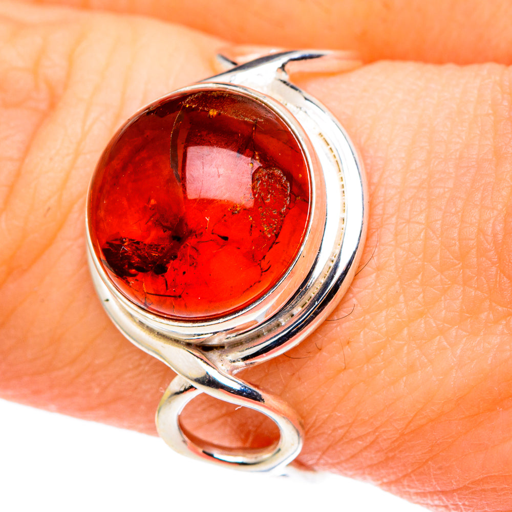 Baltic Amber Rings handcrafted by Ana Silver Co - RING96847
