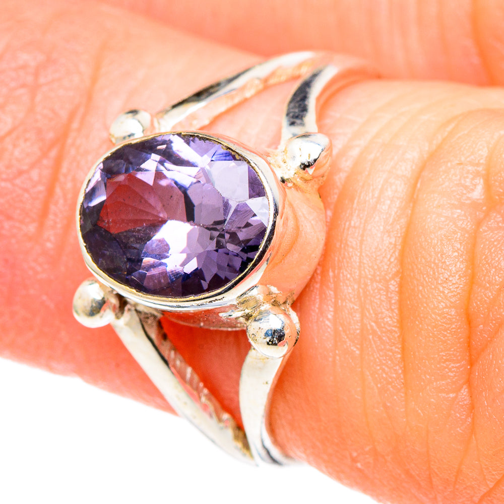 Purple Spinel Rings handcrafted by Ana Silver Co - RING96856