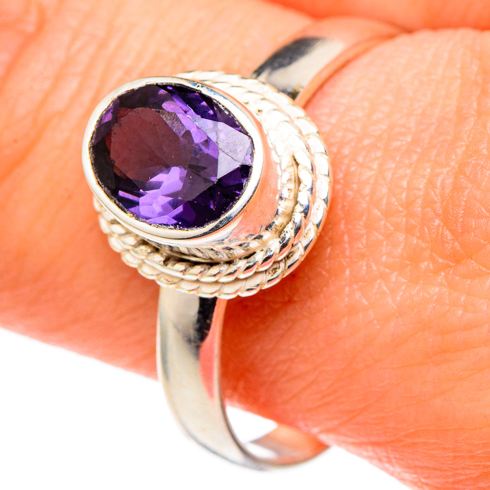 Purple Spinel Rings handcrafted by Ana Silver Co - RING96879