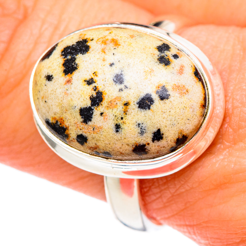 Dalmatian Jasper Rings handcrafted by Ana Silver Co - RING96891