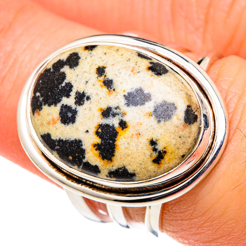 Dalmatian Jasper Rings handcrafted by Ana Silver Co - RING96892