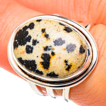 Dalmatian Jasper Rings handcrafted by Ana Silver Co - RING96892