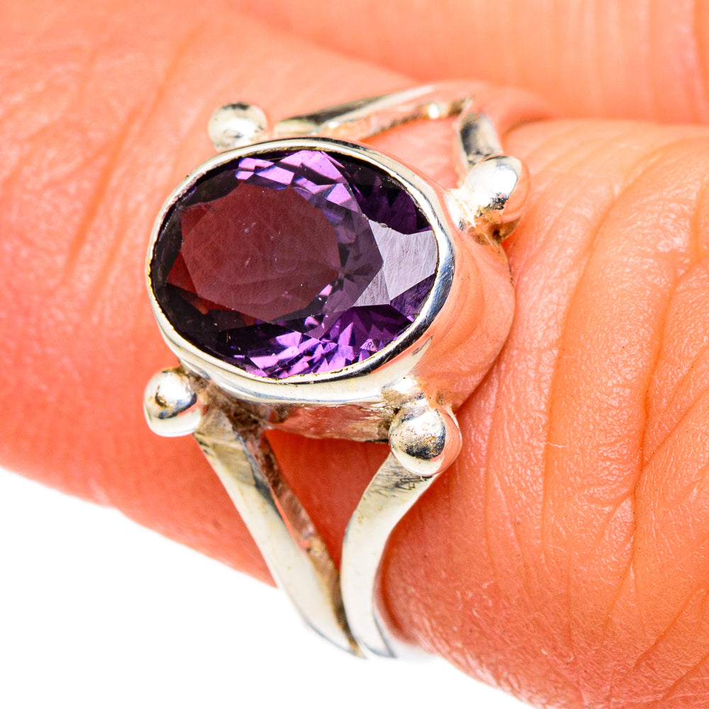 Purple Spinel Rings handcrafted by Ana Silver Co - RING96898