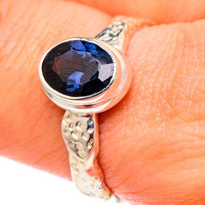 Blue Spinel Rings handcrafted by Ana Silver Co - RING96902