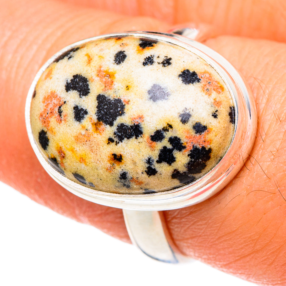 Dalmatian Jasper Rings handcrafted by Ana Silver Co - RING96910