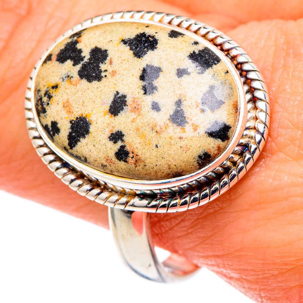 Dalmatian Jasper Rings handcrafted by Ana Silver Co - RING96911