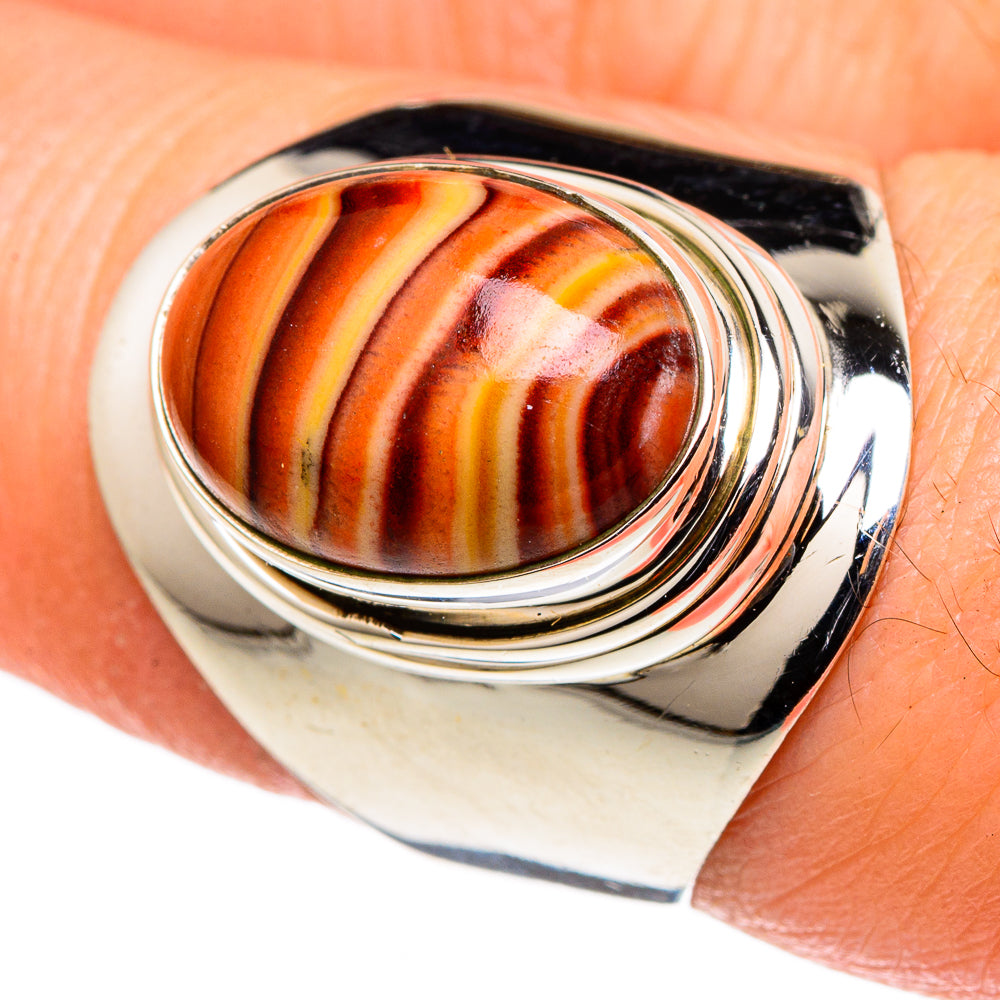 Mookaite Rings handcrafted by Ana Silver Co - RING96913