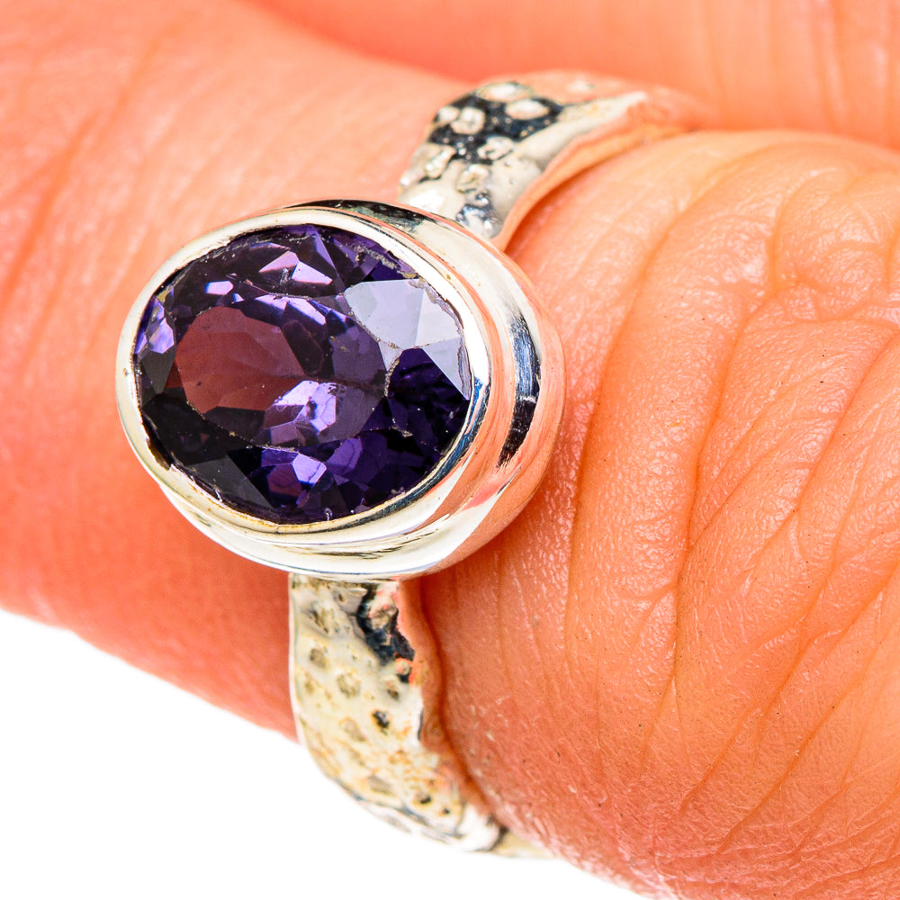 Purple Spinel Rings handcrafted by Ana Silver Co - RING96915