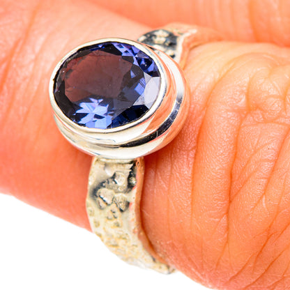 Blue Spinel Rings handcrafted by Ana Silver Co - RING96921
