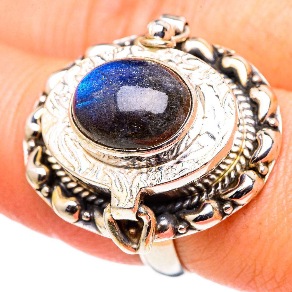 Labradorite Rings handcrafted by Ana Silver Co - RING96922
