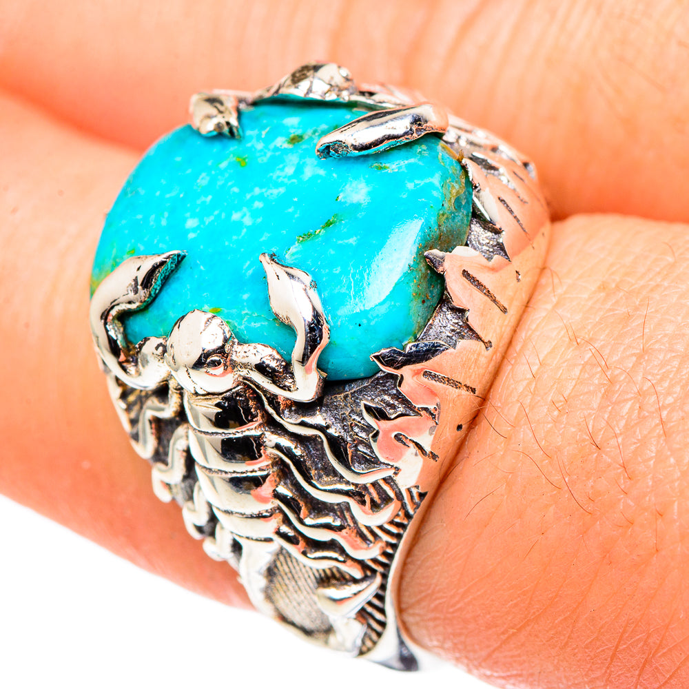 Chrysocolla Rings handcrafted by Ana Silver Co - RING96923