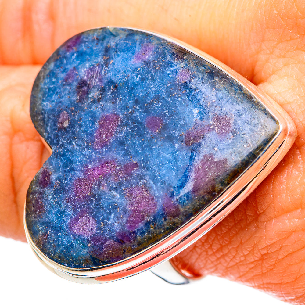 Ruby Fuchsite Rings handcrafted by Ana Silver Co - RING96924