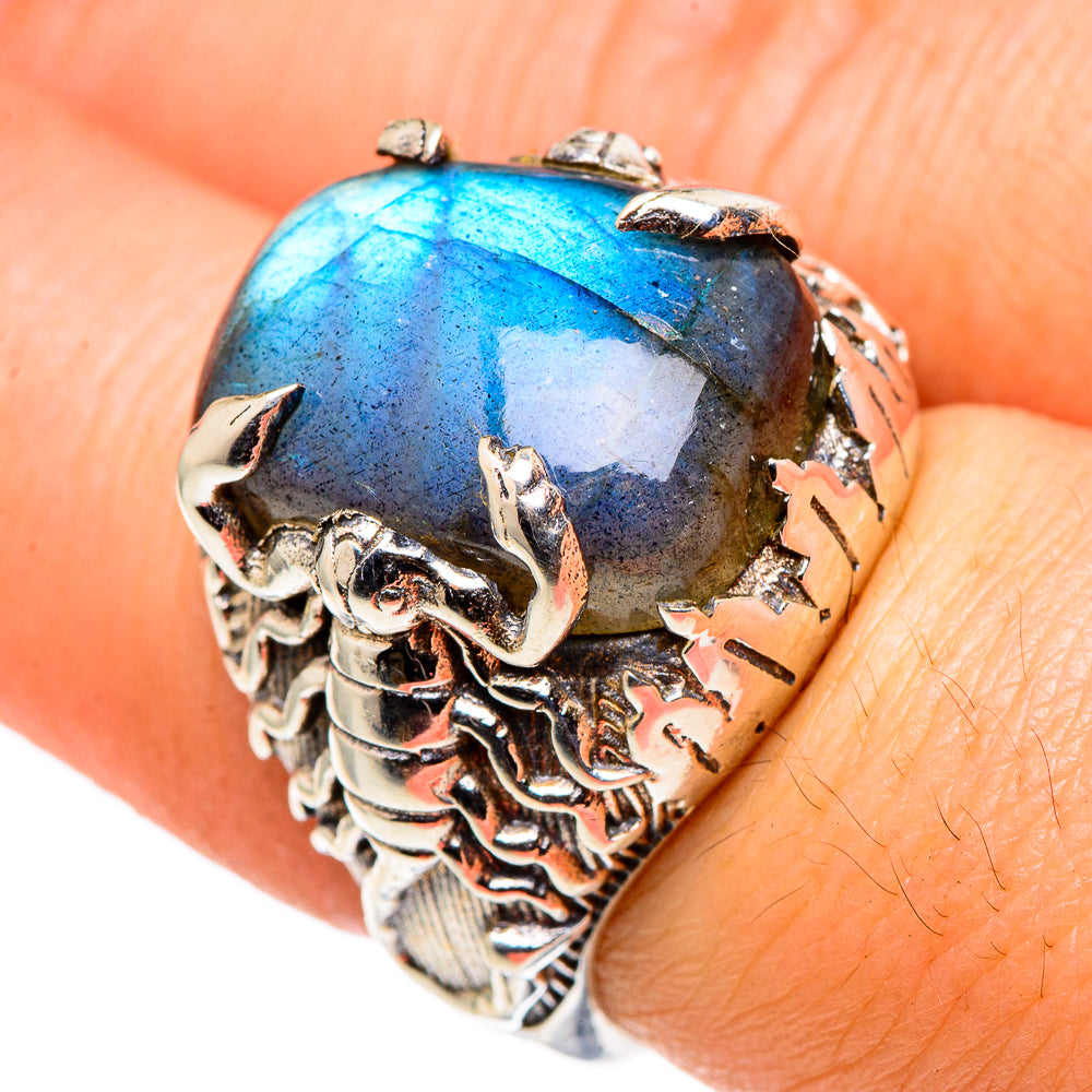 Labradorite Rings handcrafted by Ana Silver Co - RING96926