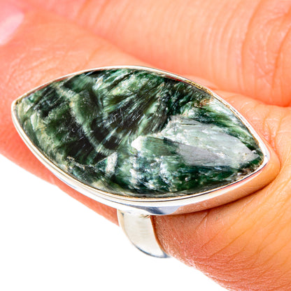 Seraphinite Rings handcrafted by Ana Silver Co - RING96931