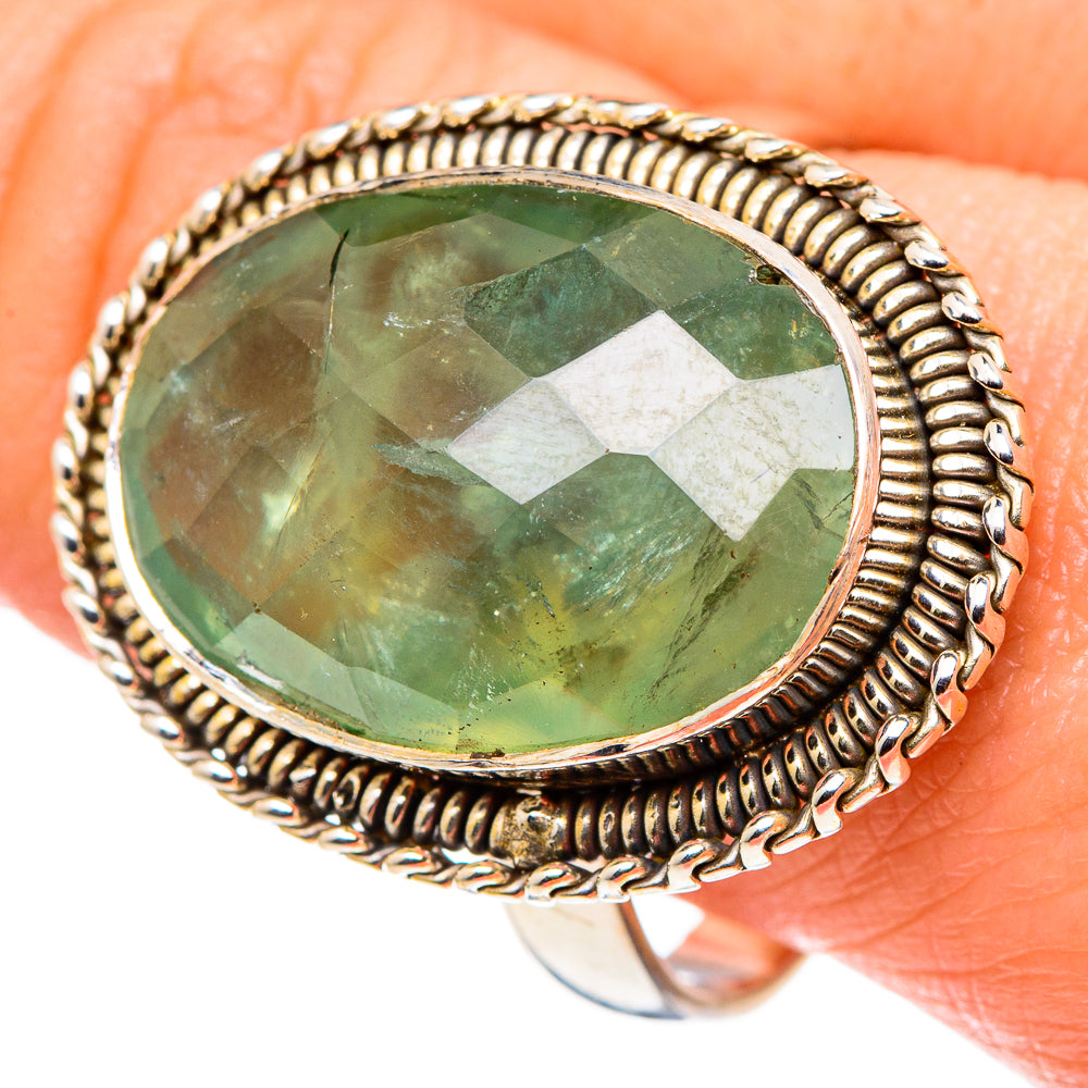 Prehnite Rings handcrafted by Ana Silver Co - RING96933