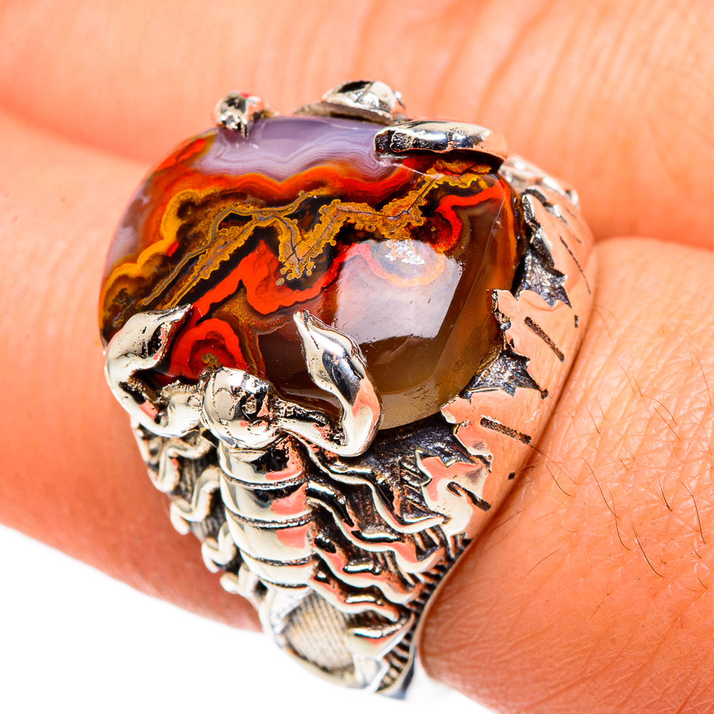 Moroccan Agate Rings handcrafted by Ana Silver Co - RING96937