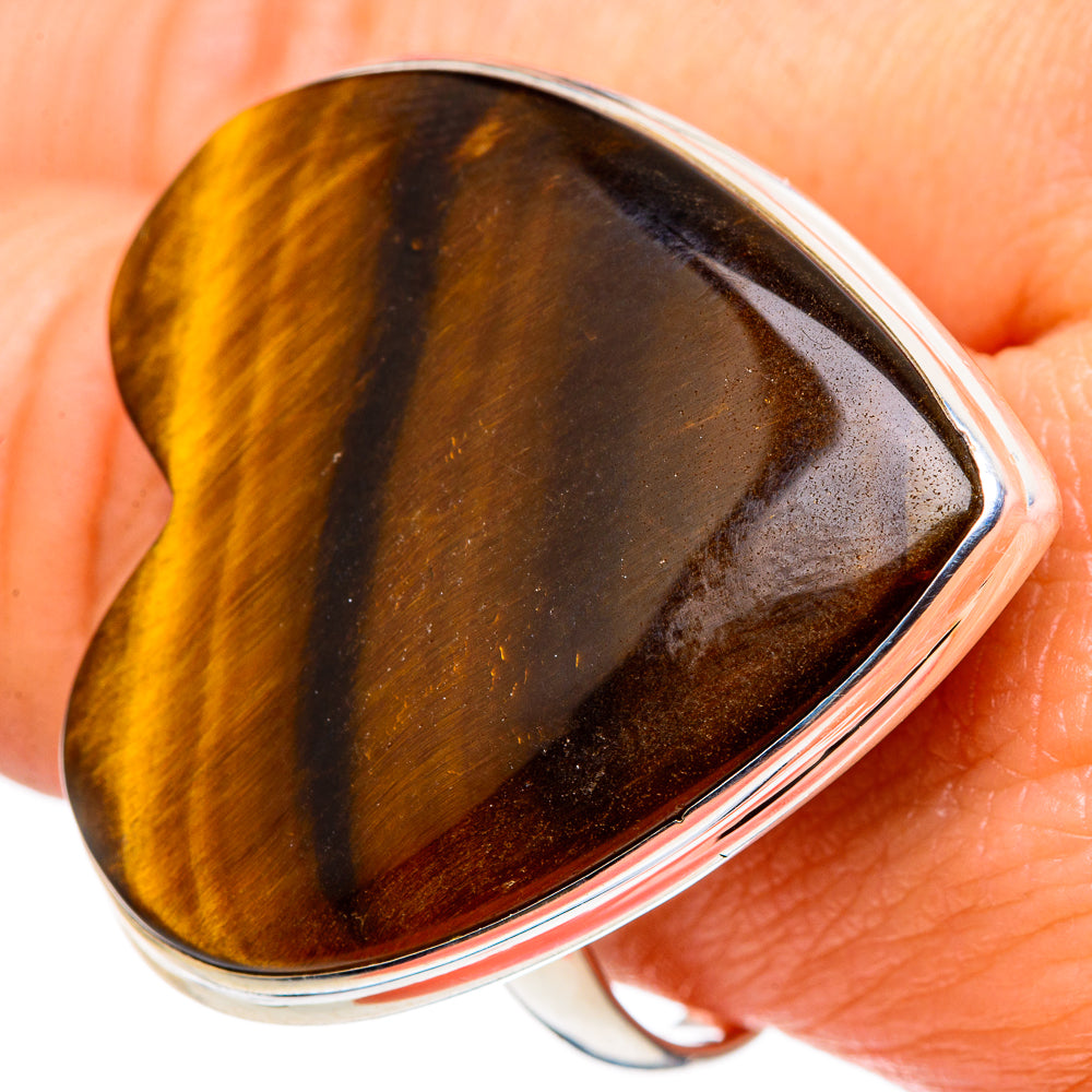 Tiger Eye Rings handcrafted by Ana Silver Co - RING96939