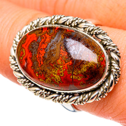 Moroccan Agate Rings handcrafted by Ana Silver Co - RING96940