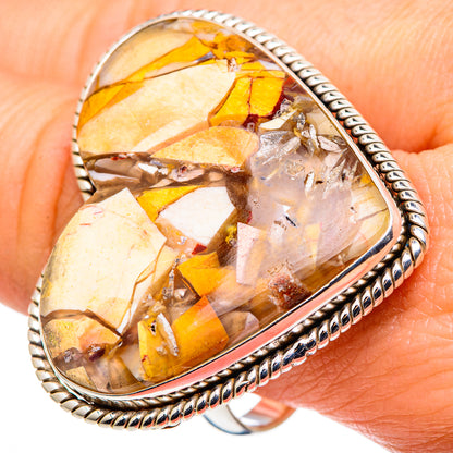 Brecciated Mookaite Rings handcrafted by Ana Silver Co - RING96945