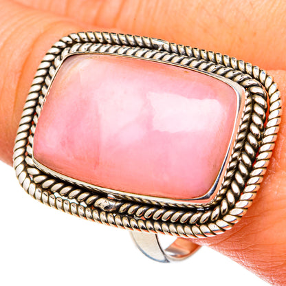 Pink Opal Rings handcrafted by Ana Silver Co - RING96946