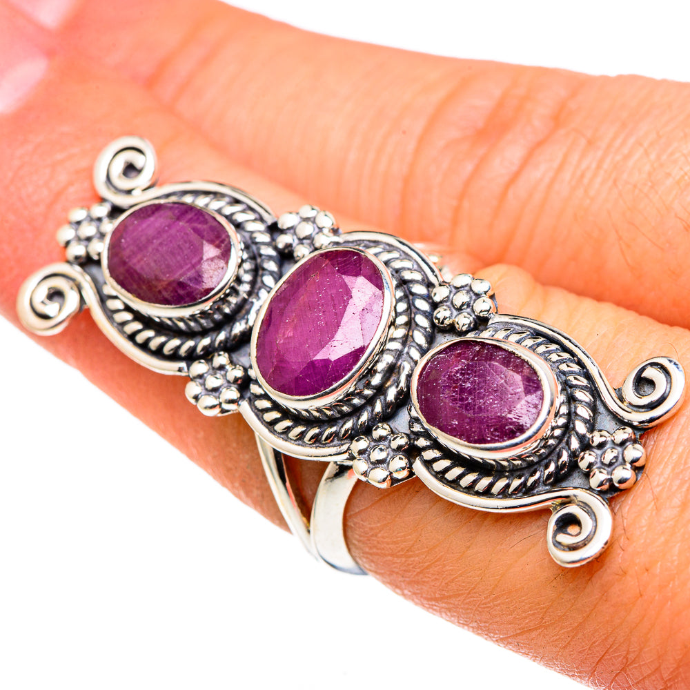 Ruby Rings handcrafted by Ana Silver Co - RING96947