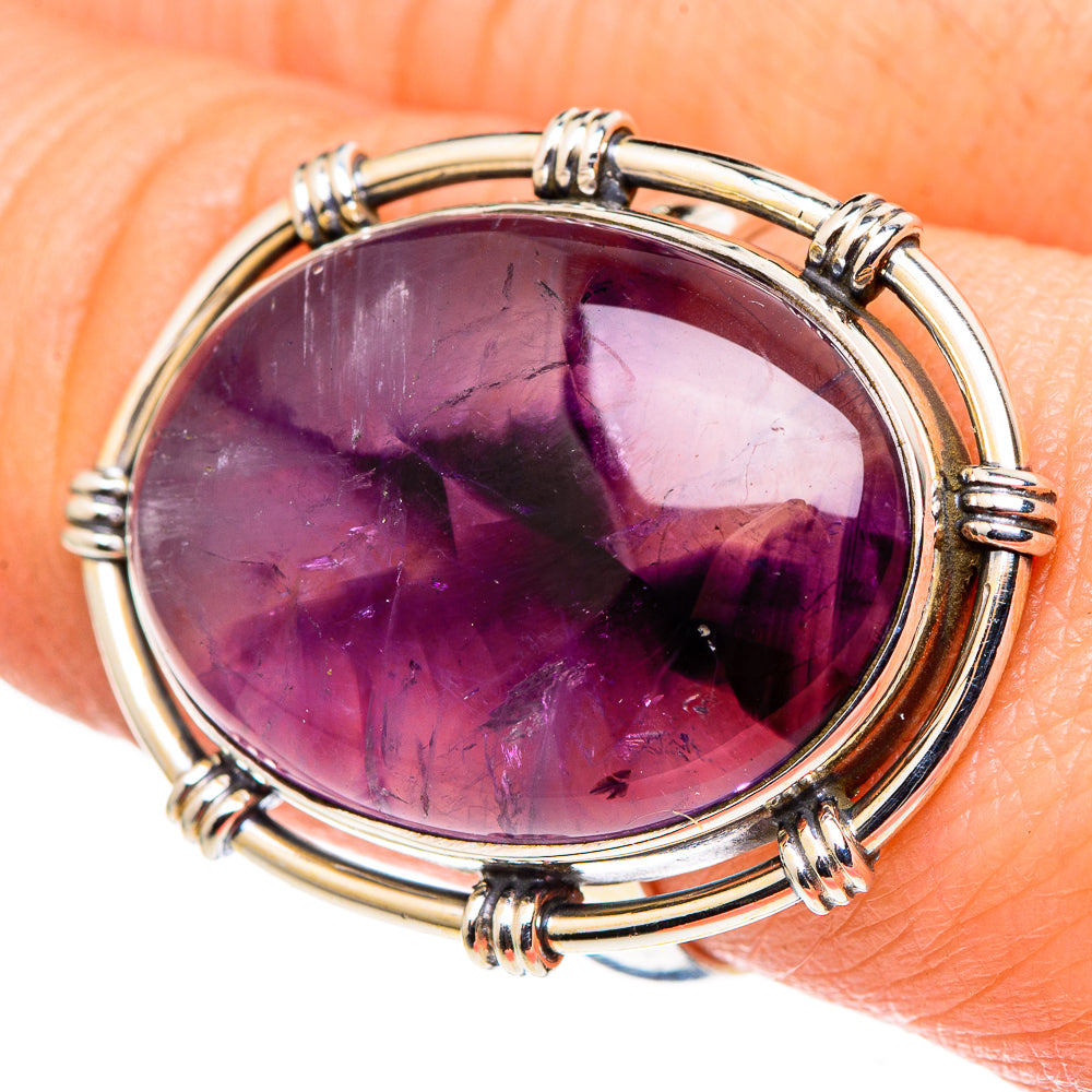 Star Amethyst Rings handcrafted by Ana Silver Co - RING96950