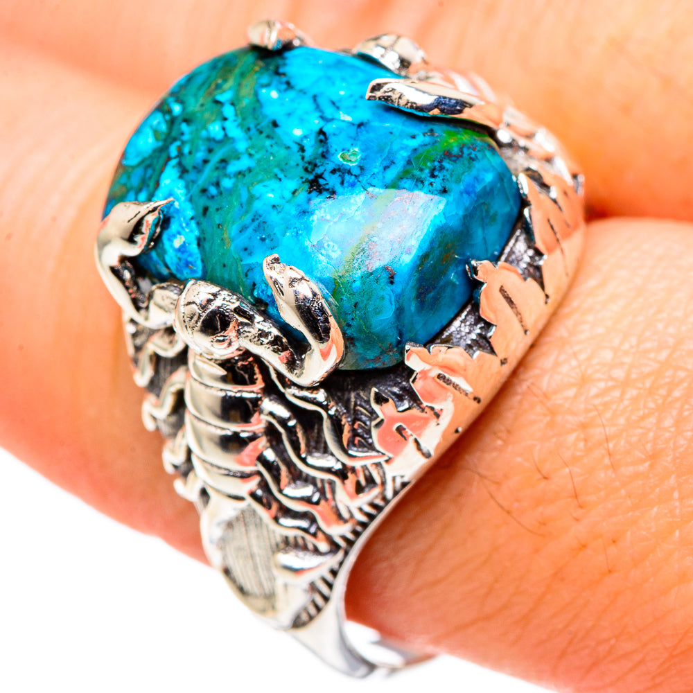 Chrysocolla Rings handcrafted by Ana Silver Co - RING96967