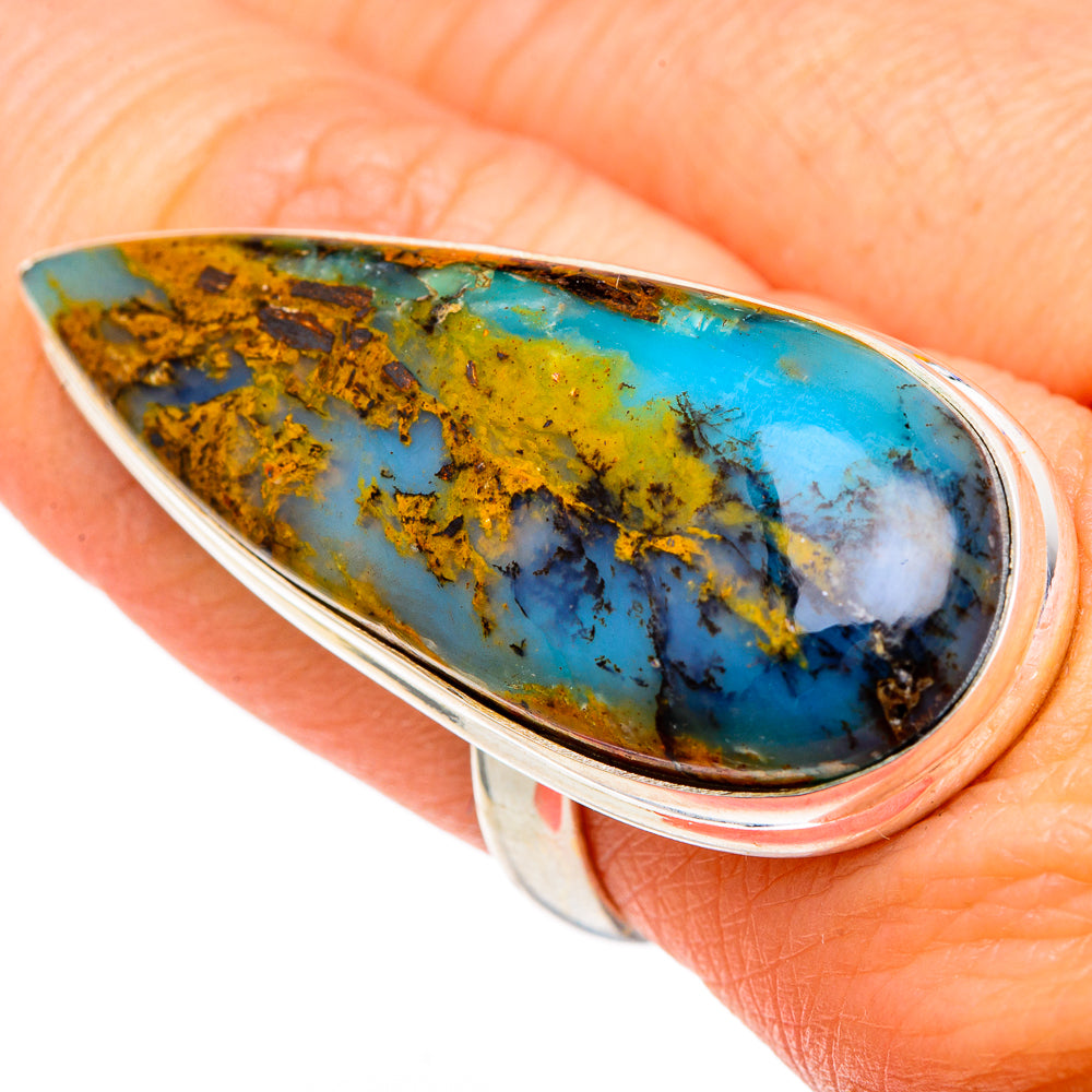 Peruvian Opal Rings handcrafted by Ana Silver Co - RING96968