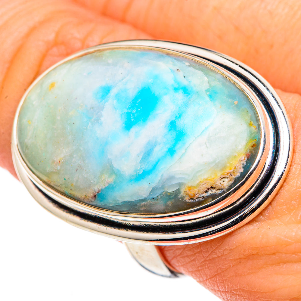 Peruvian Opal Rings handcrafted by Ana Silver Co - RING96970
