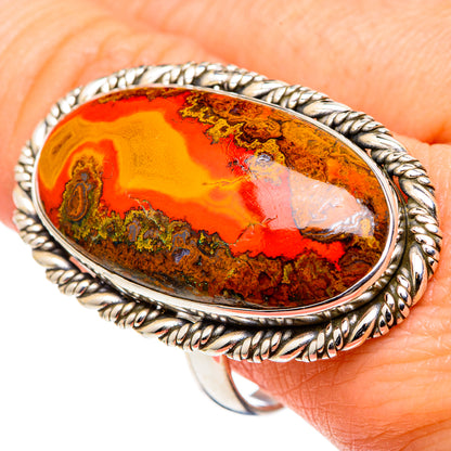 Moroccan Agate Rings handcrafted by Ana Silver Co - RING96975