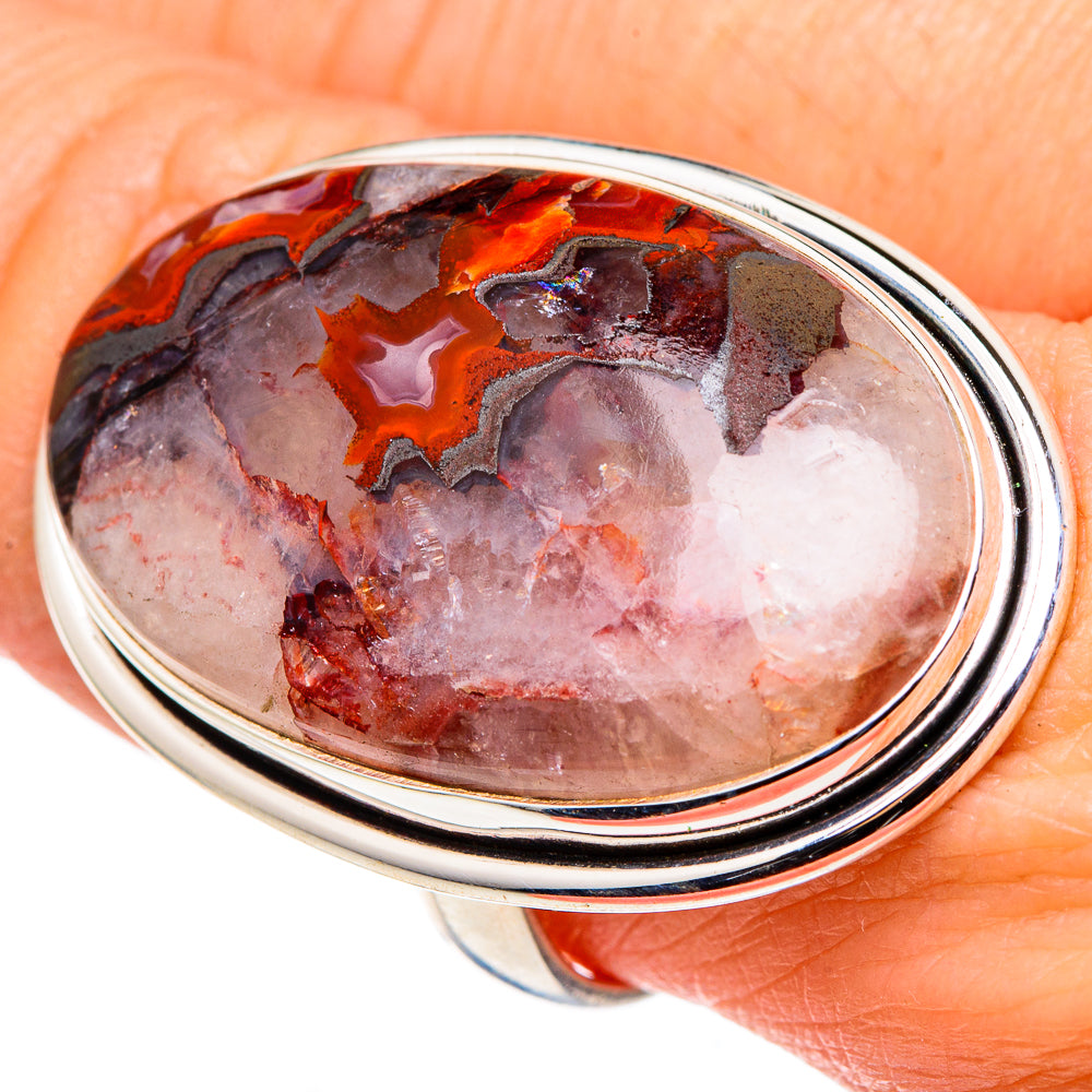 Moroccan Agate Rings handcrafted by Ana Silver Co - RING96978