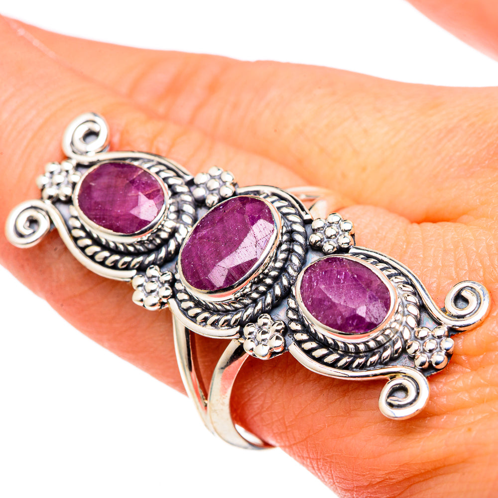 Ruby Rings handcrafted by Ana Silver Co - RING96983