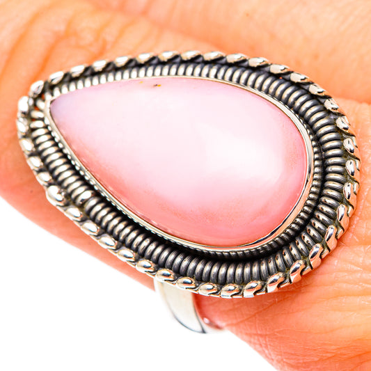 Pink Opal Rings handcrafted by Ana Silver Co - RING96984