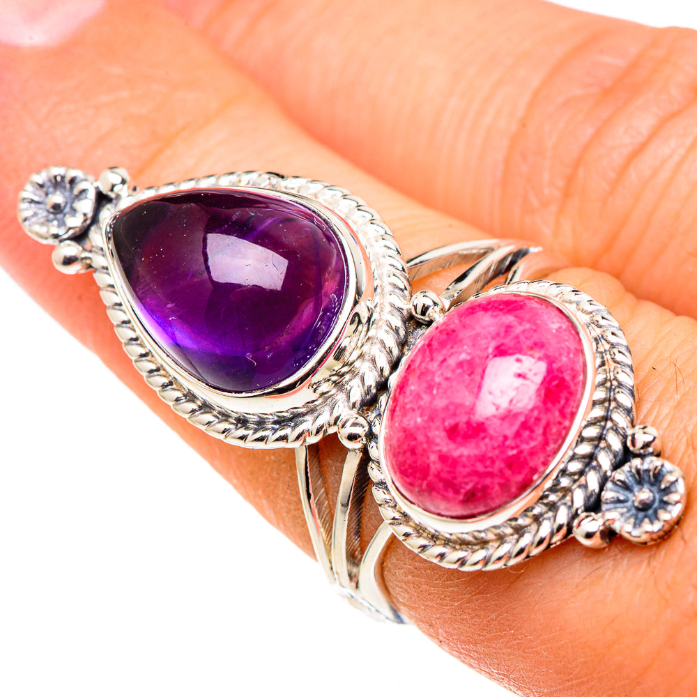 Rhodochrosite Rings handcrafted by Ana Silver Co - RING96992
