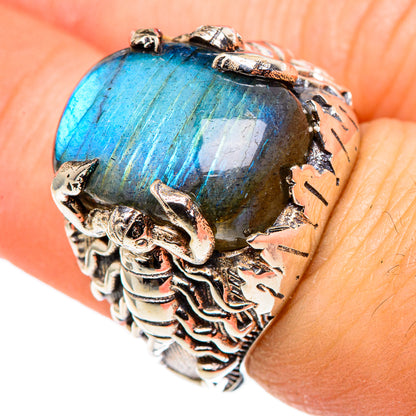 Labradorite Rings handcrafted by Ana Silver Co - RING96998
