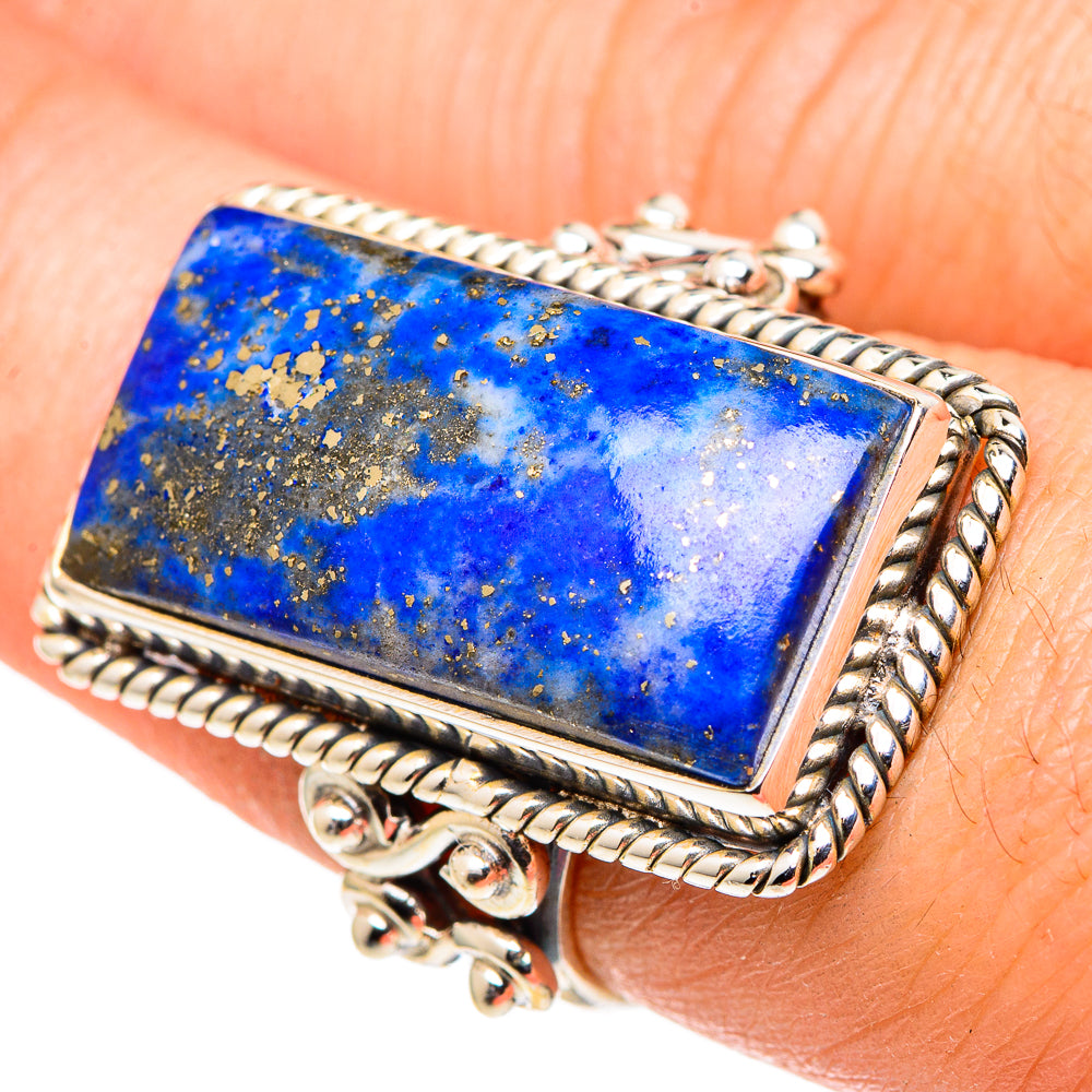 Lapis Lazuli Rings handcrafted by Ana Silver Co - RING96999